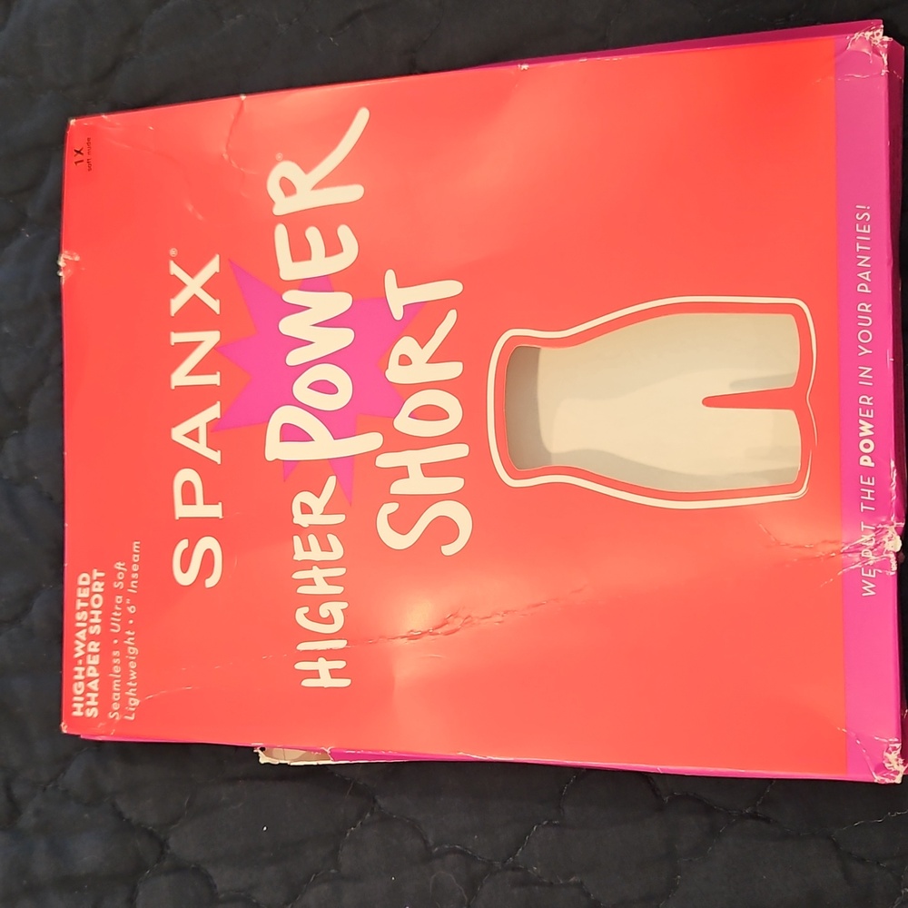 SPANX Higher Power High Waisted Shaper Short,Soft Nude ,1X - Picture 4 of 12